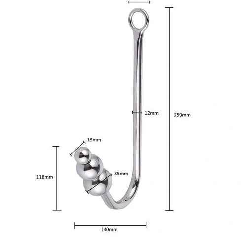 Hook 5334 Cuffs and Beaded Elegant Anal with Collar 0812